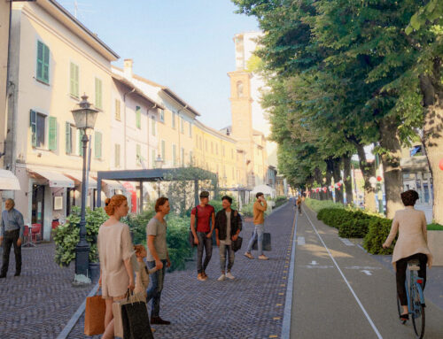 La Piazza Lineare del commercio